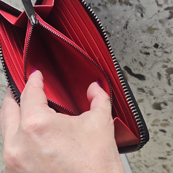 Christian Louboutin Black Wallet with Silver And Gold Studs - Picture 9 of 17